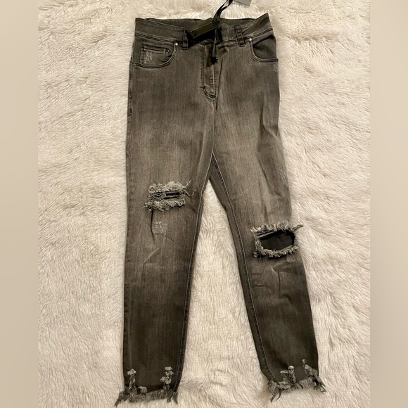 Marcell Von Berlin Skinny Distressed Jeans - Picture 3 of 13
